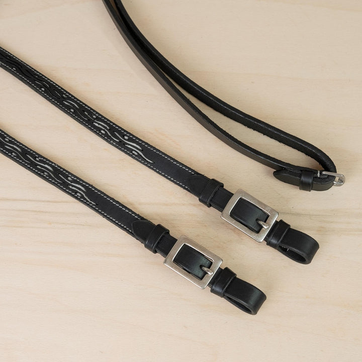 Kenzie Dysli Show Bridle Calada with Leather Reins