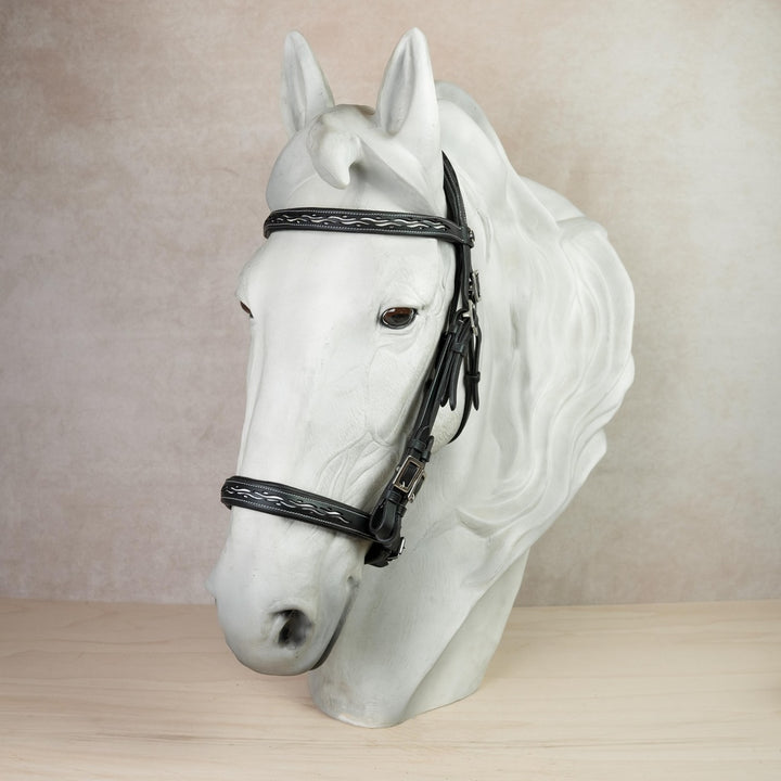 Kenzie Dysli Show Bridle Calada with Leather Reins