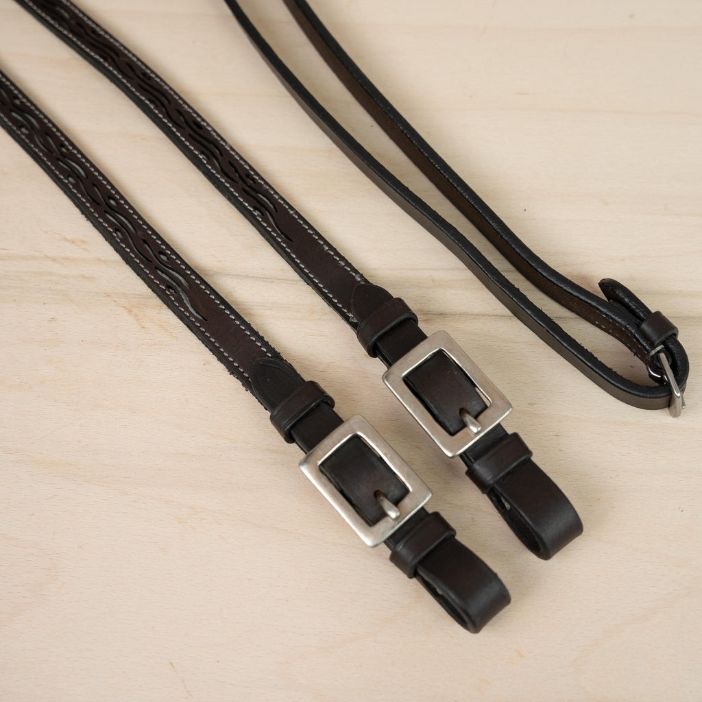 Kenzie Dysli Show Bridle Calada with Leather Reins