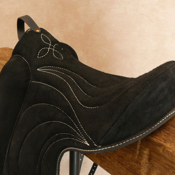 The OMEGA® Innovation Riding Pad Dressage & Velcro Cushion Bundle ~ Black